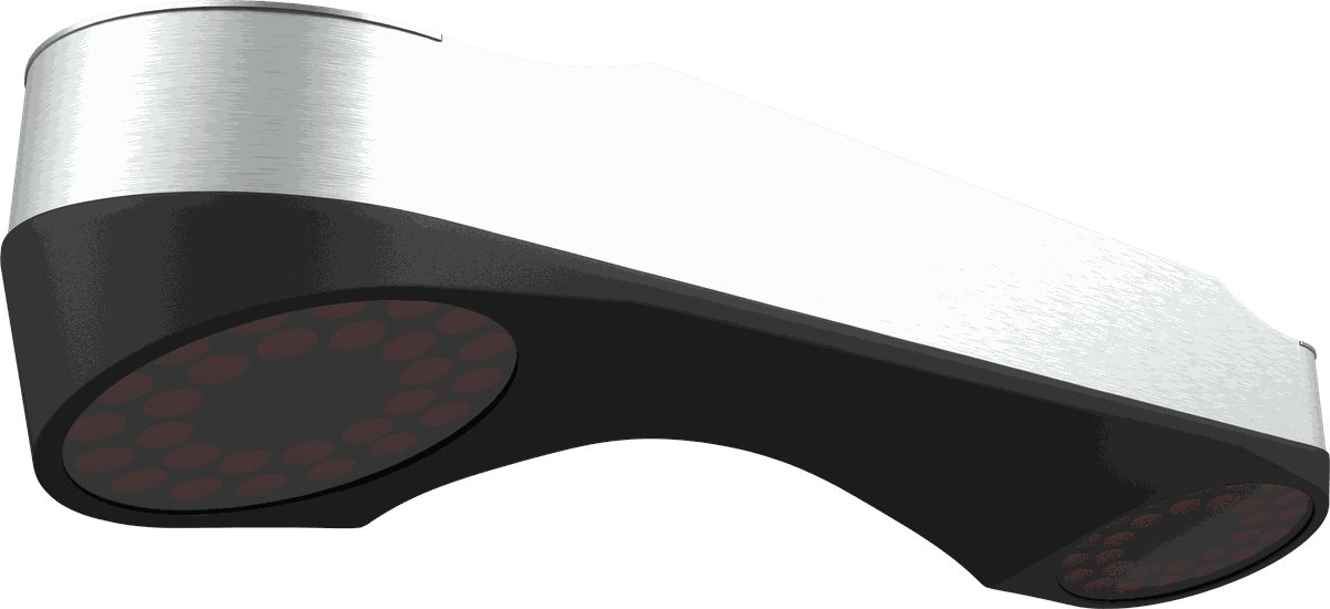 The ProTee VX overhead launch monitor, three quarter view